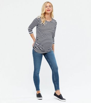 NEW LOOK Maternity JENNA Over Bump SPLIT HEM Skinny Jeans UK 20 EUR 48 NEW LOOK Maternity JENNA Over Bump SPLIT HEM Skinny Jeans UK 20 EUR 48